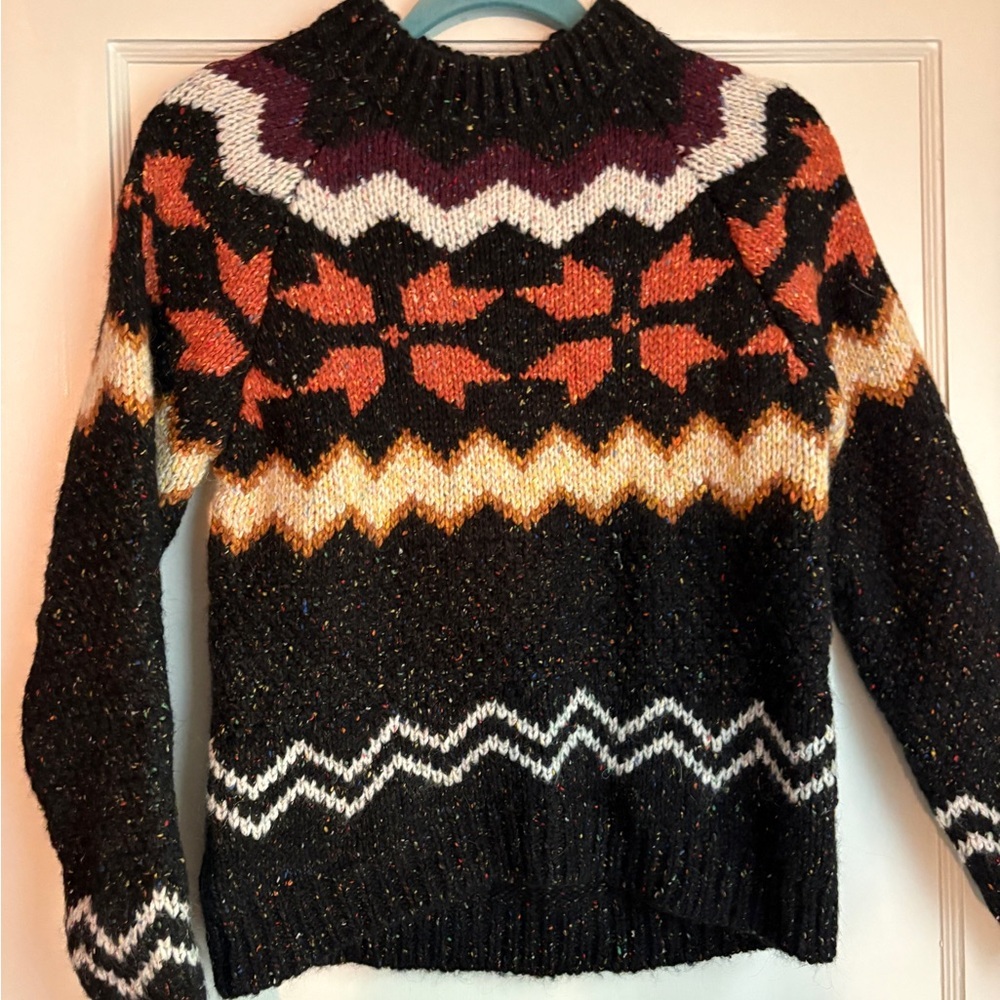 Gemelli Italian Wool blend colorful sweater